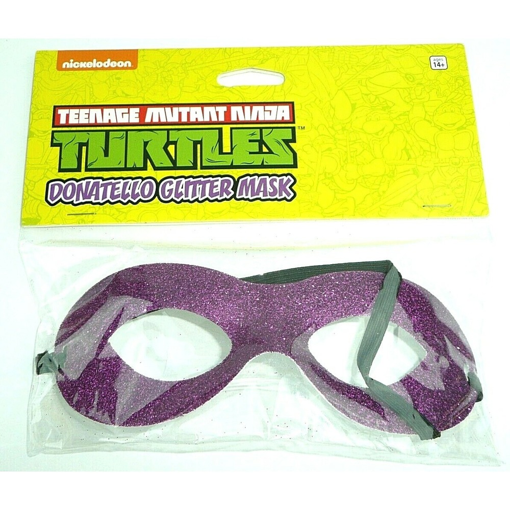 Donatello Glitter Mask Teenage Mutant Ninja Turtle Halloween Costume Cosplay 14+